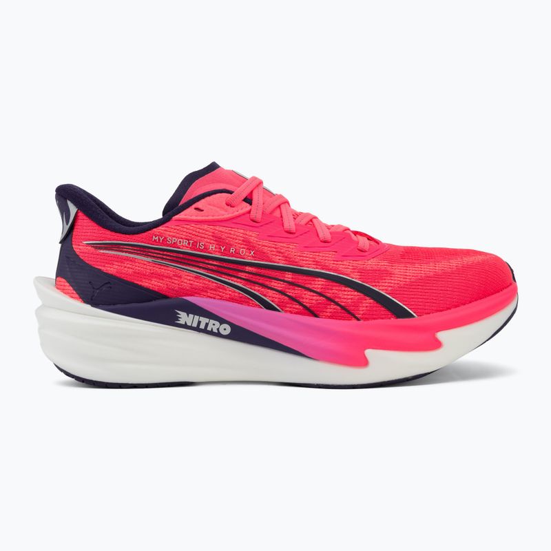 Damen-Laufschuhe PUMA x HYROX Deviate Nitro 4 pink 2