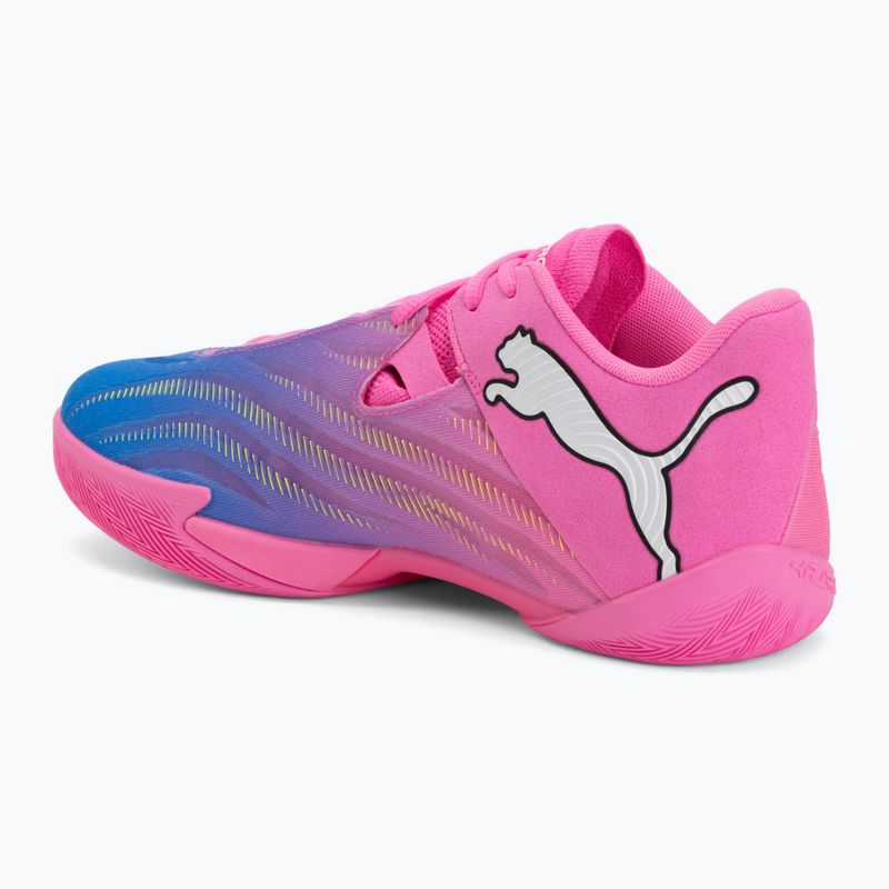 Basketballschuhe PUMA All-Pro NITRO 2 Elite poison pink/ultra blue/lime squeeze 3