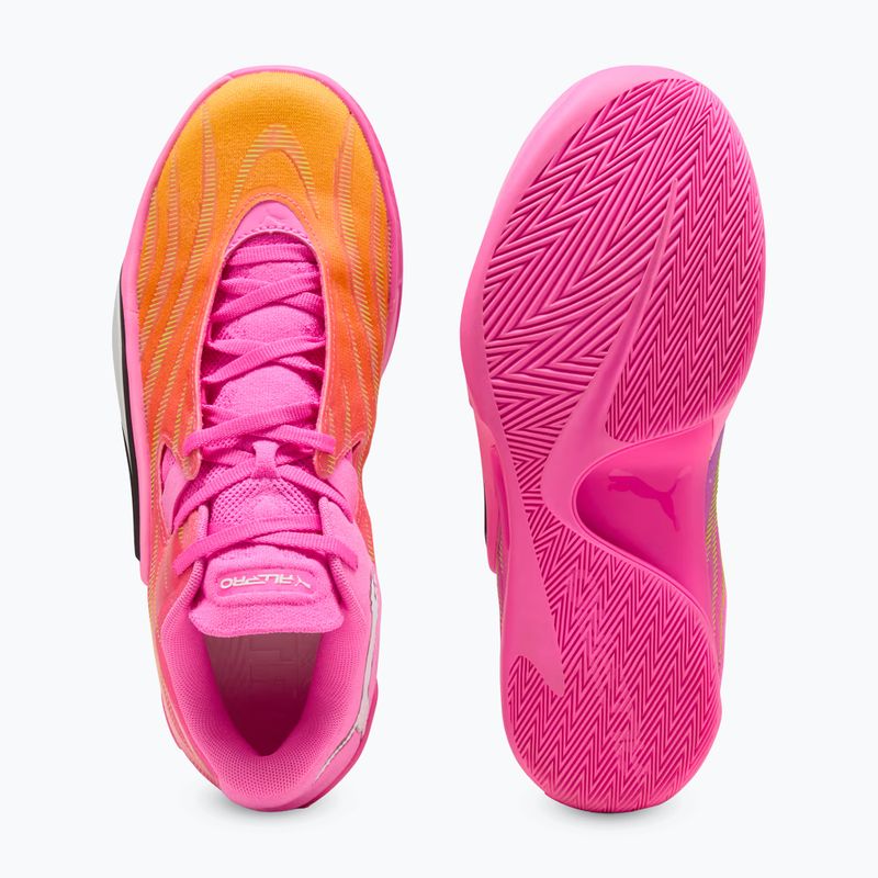 Basketballschuhe PUMA All-Pro NITRO 2 Elite poison pink/ultra blue/lime squeeze 4
