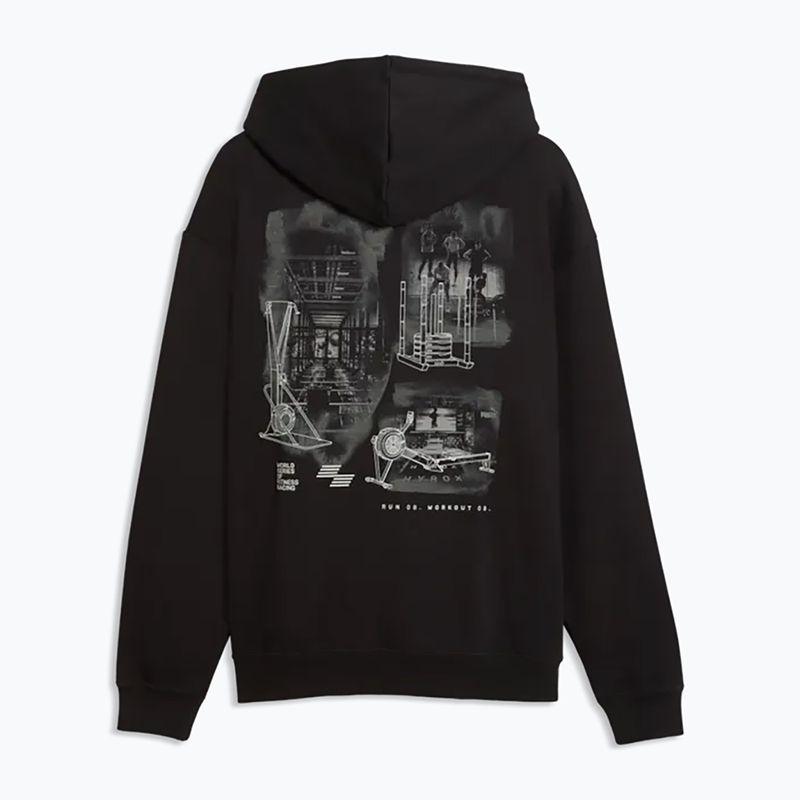 Herren Trainingspullover PUMA x HYROX Heavyweight Hoodie schwarz 5