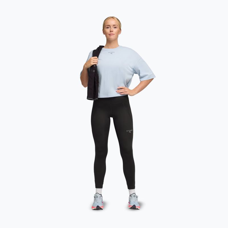 Damen Trainingsshirt PUMA x HYROX Cropped Lifestyle Tee grau 2