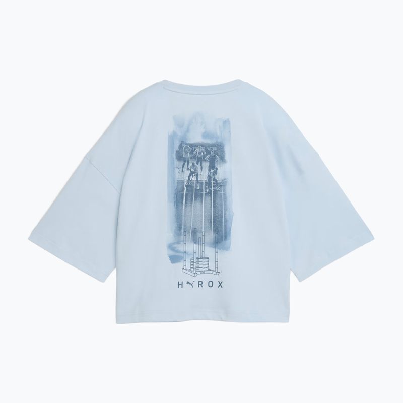 Damen Trainingsshirt PUMA x HYROX Cropped Lifestyle Tee grau 5