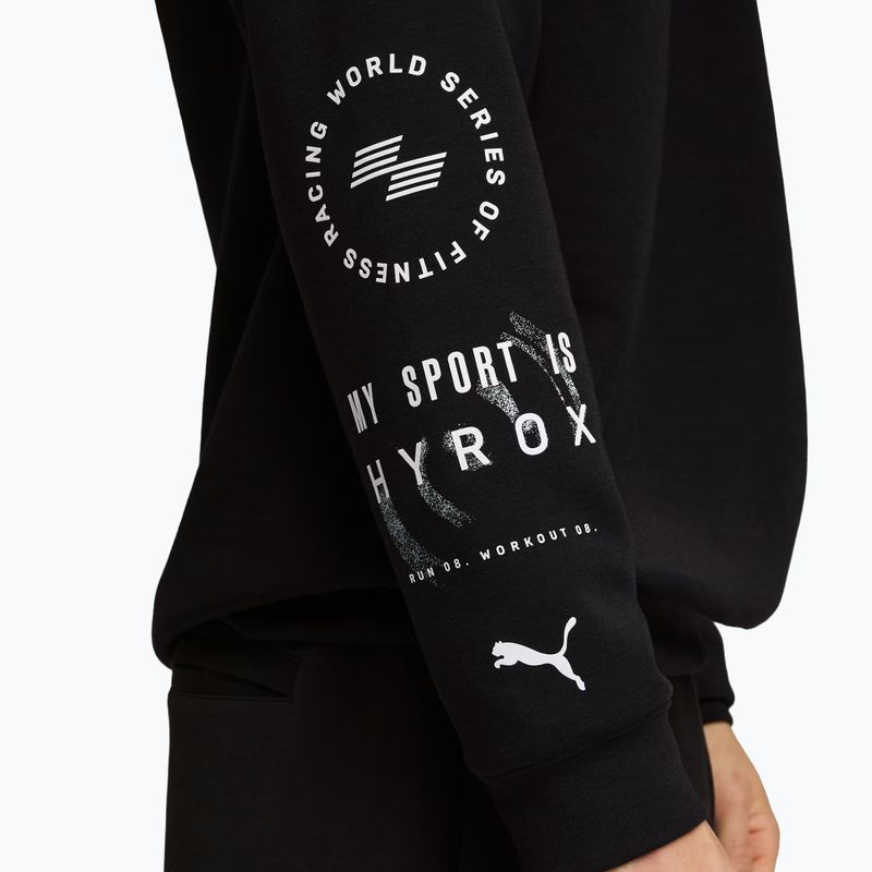Herren Trainingspullover PUMA x HYROX Cloudspun Hoodie schwarz 5
