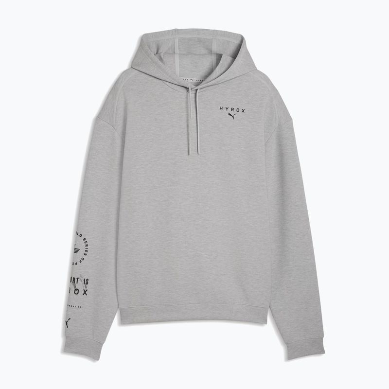 Herren Trainingspullover PUMA x HYROX Cloudspun Hoodie grau