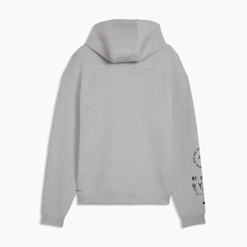 Herren Trainingspullover PUMA x HYROX Cloudspun Hoodie grau 2