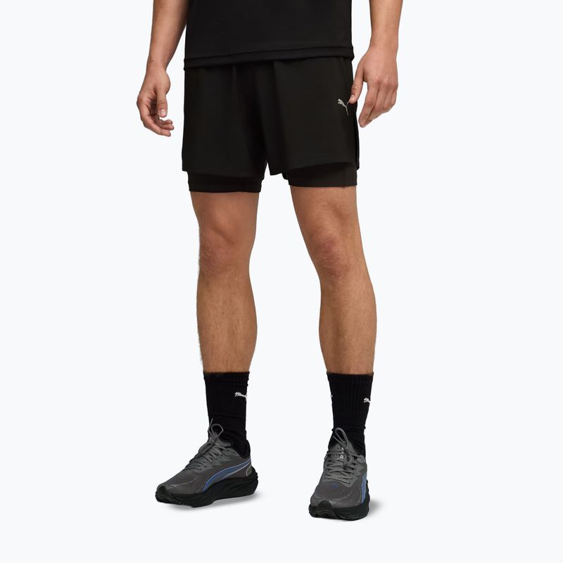 Herren-Laufshorts PUMA Dreamrun 2in1 5" DryCELL puma black
