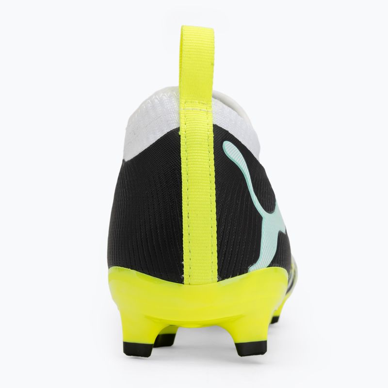 Kinder Fußballschuhe PUMA Future 9 Match Creativity Fg/Ag Jr yellow alert/mint jelly/puma white/puma black 6