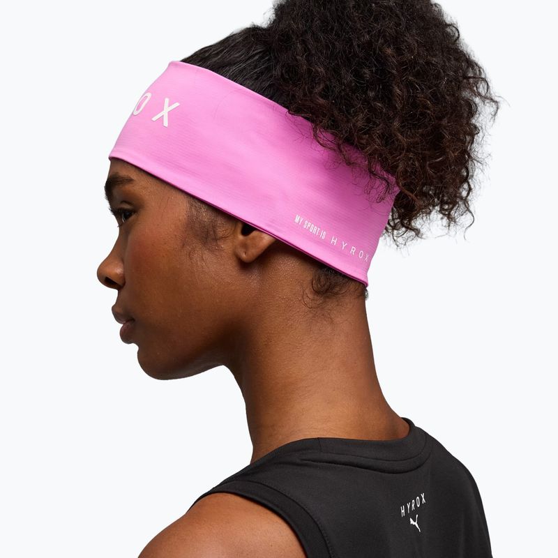 Schweißband fürs Handgelenk PUMA Hyrox Sweatband pink 3