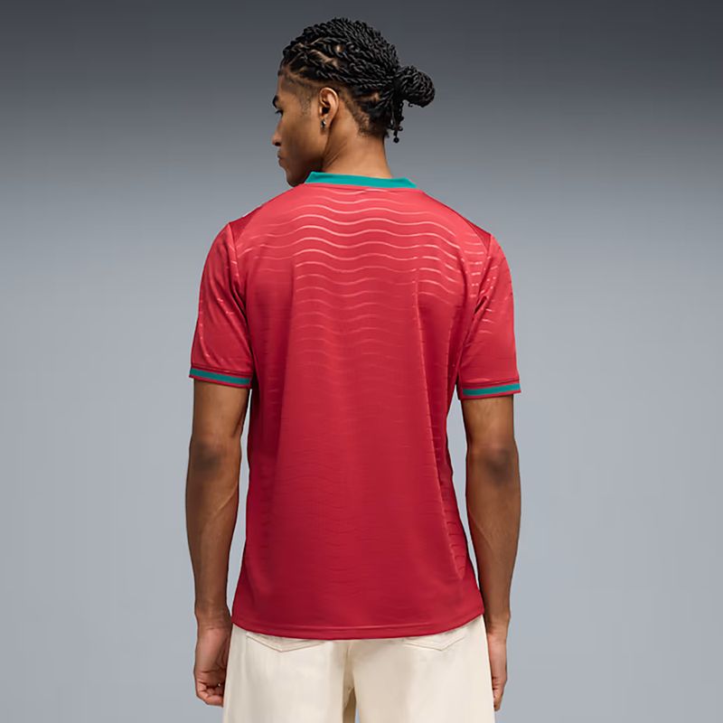 Herren-Fußballtrikot PUMA FPF Portugal Home Jersey Replica Club rot/grün 3
