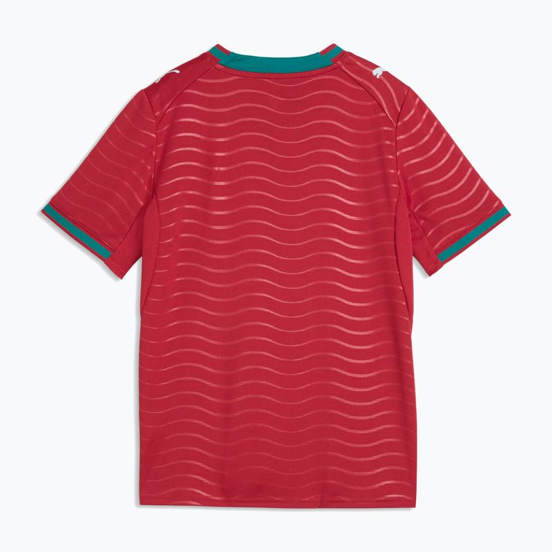 Kinder-Fußballtrikot PUMA FPF Portugal Home Jersey Replica Club Jr rot/grün 2