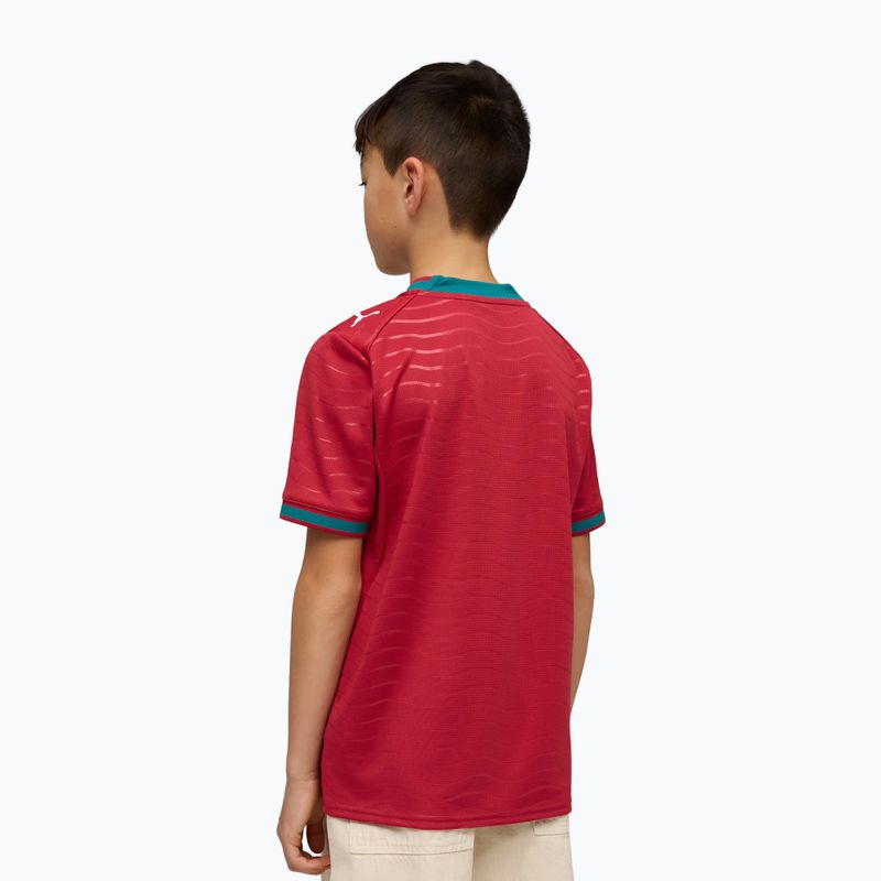 Kinder-Fußballtrikot PUMA FPF Portugal Home Jersey Replica Club Jr rot/grün 5