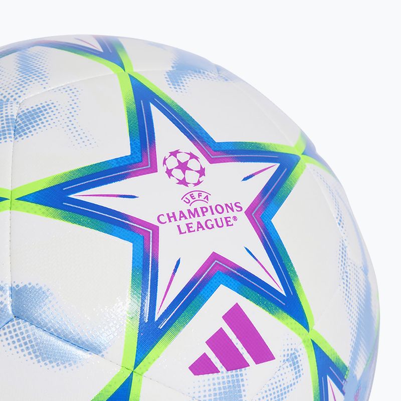 Fußball adidas UEFA Champions League Training 26/27 white/purple burst/glory blue 3