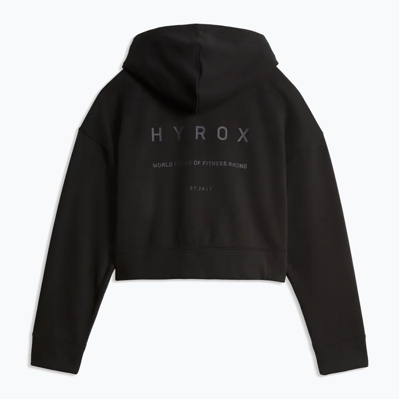 Damenpullover Puma Hyrox World Cropped Hoodie puma black 2