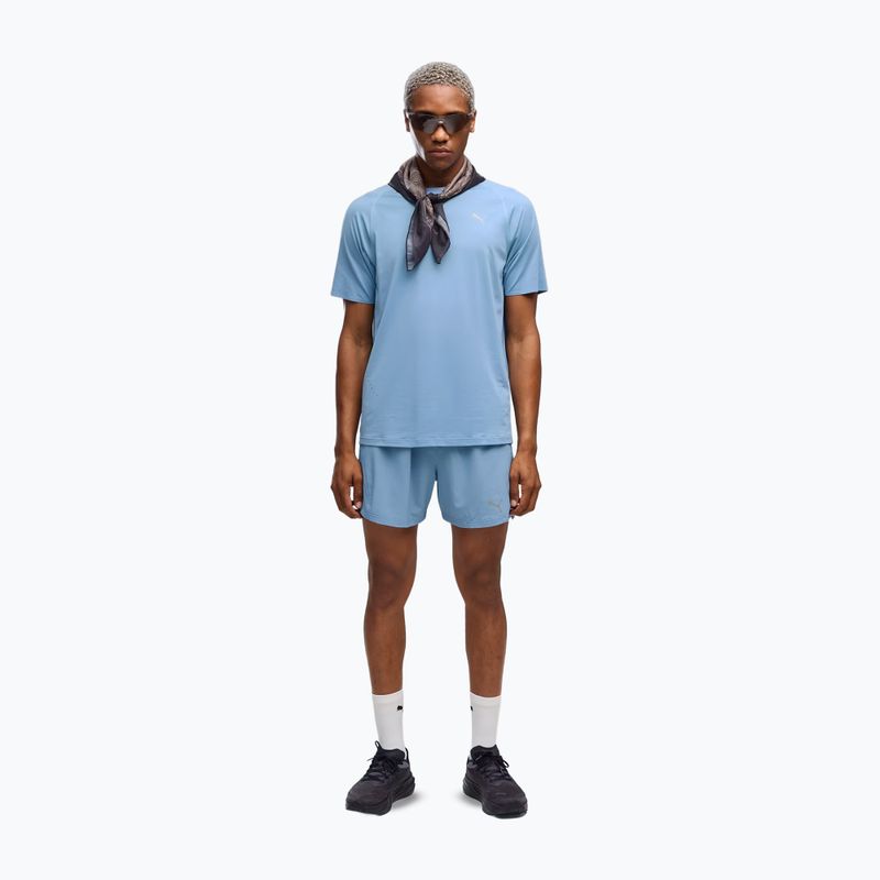 Herren-Laufshirt PUMA Run Cloudspun Tee zen blue 2