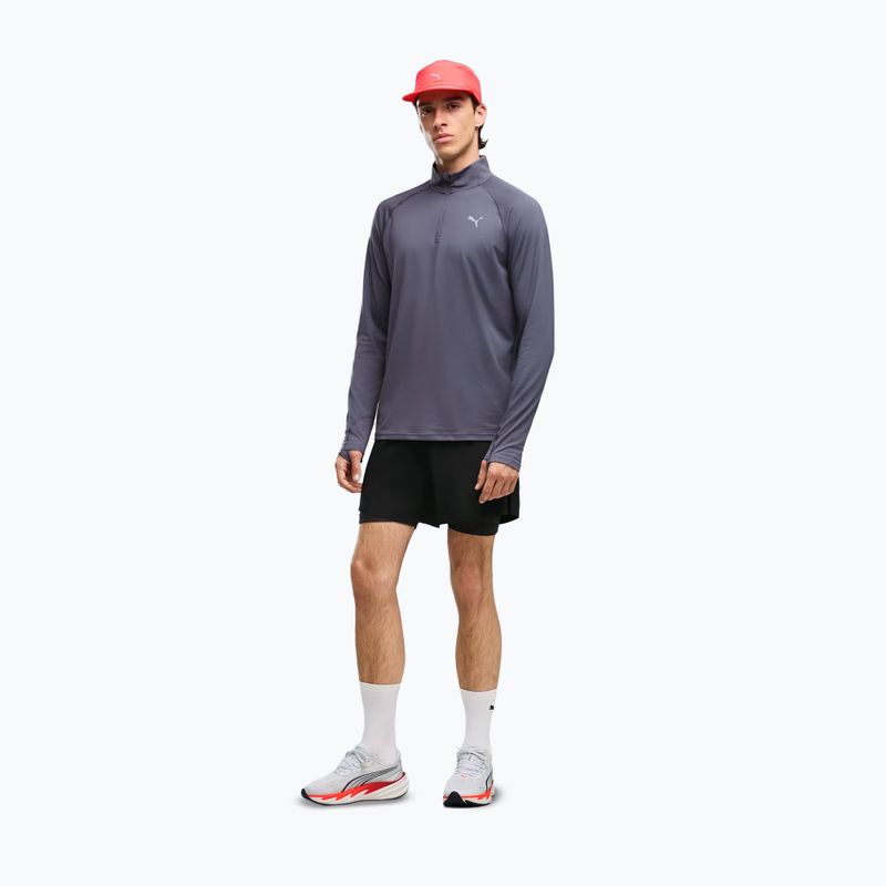 Laufsweatshirt für Herren PUMA Run Velocity Cloudspun 1/4 Zip inky depths 2