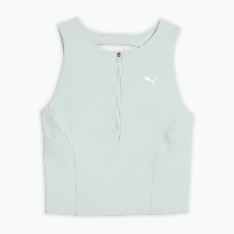Damentop fürs Laufen PUMA Run Lightstride Crop Top creme de mint 5