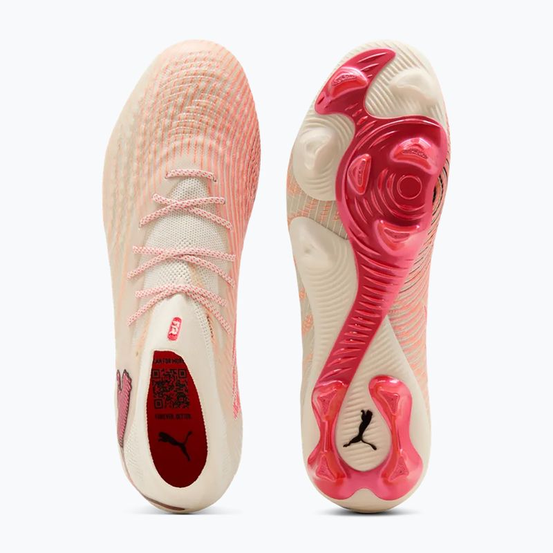 Fußballschuhe PUMA Future 9 Ultimate FG sugared almond/puma white/ultra red/puma black 4