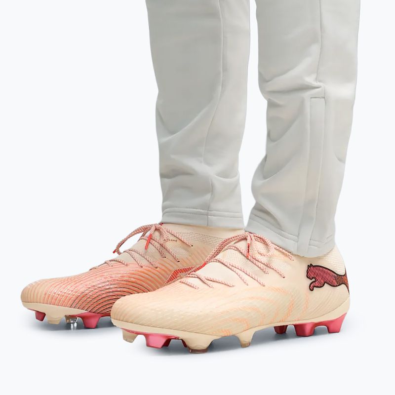 Fußballschuhe PUMA Future 9 Ultimate FG sugared almond/puma white/ultra red/puma black 6