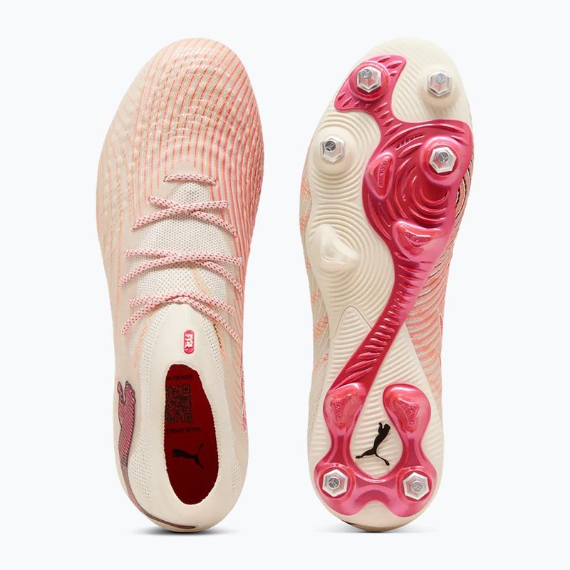 Fußballschuhe PUMA Future 9 Ultimate MxSG sugared almond/puma white/ultra red/puma black 3