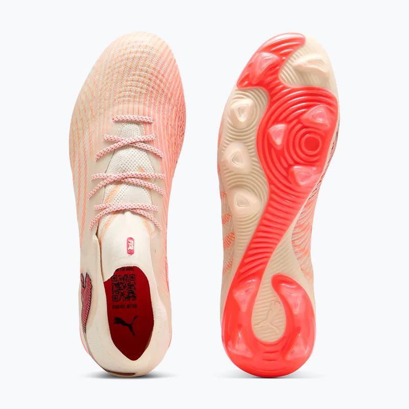 Fußballschuhe PUMA Future 9 Fusin FG/AG sugared almond/puma white/ultra red/puma black 3