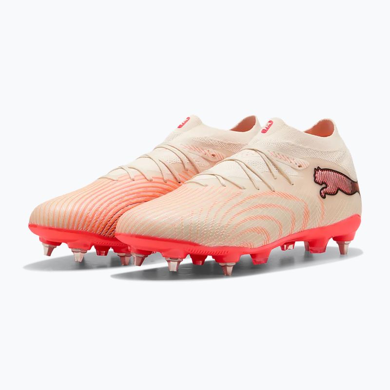 Fußballschuhe PUMA Future 9 Pro MxSG sugared almond/puma white/ultra red/puma black 3
