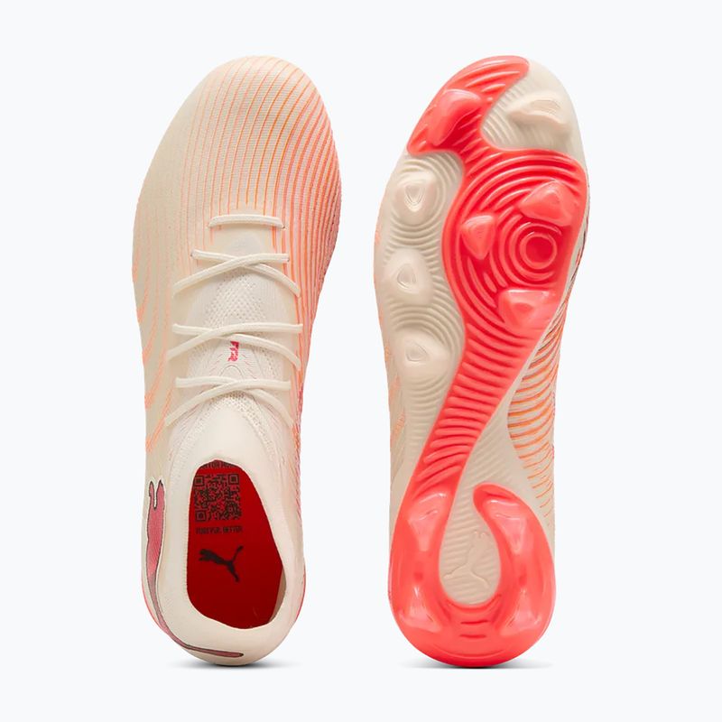 Fußballschuhe PUMA Future 9 Match FG/AG sugared almond/puma white/ultra red/puma black 5