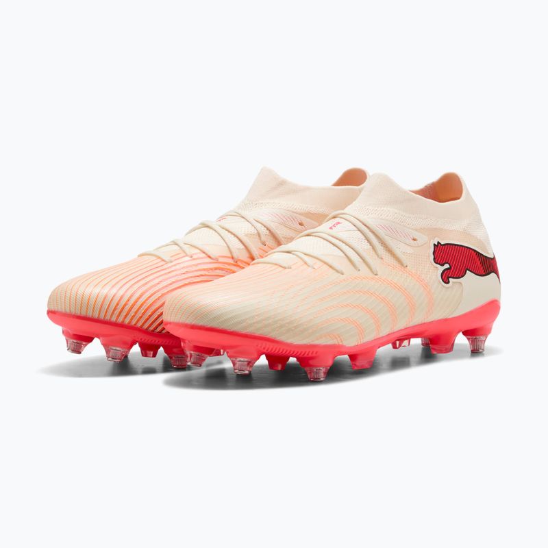 Fußballschuhe PUMA Future 9 Match MxSG sugared almond/puma white/ultra red/puma black 4