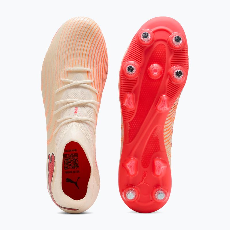 Fußballschuhe PUMA Future 9 Match MxSG sugared almond/puma white/ultra red/puma black 5