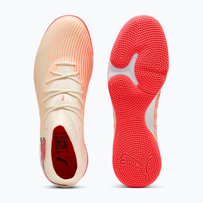 Fußballschuhe PUMA Future 9 Match IT sugared almond/puma white/ultra red/puma black 3