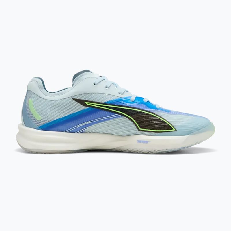 Handballschuhe PUMA Accelerate Nitro SQD 5 aqua glow/puma black/green glare/royal sapphire 2