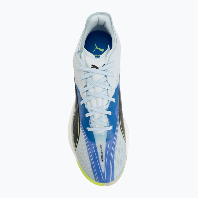 Handballschuhe PUMA Accelerate Nitro SQD 5 aqua glow/puma black/green glare/royal sapphire 5