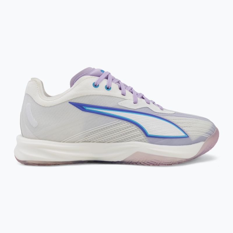 Handballschuhe PUMA Accelerate Nitro SQD 5 puma white/royal sapphire/light lavender 2