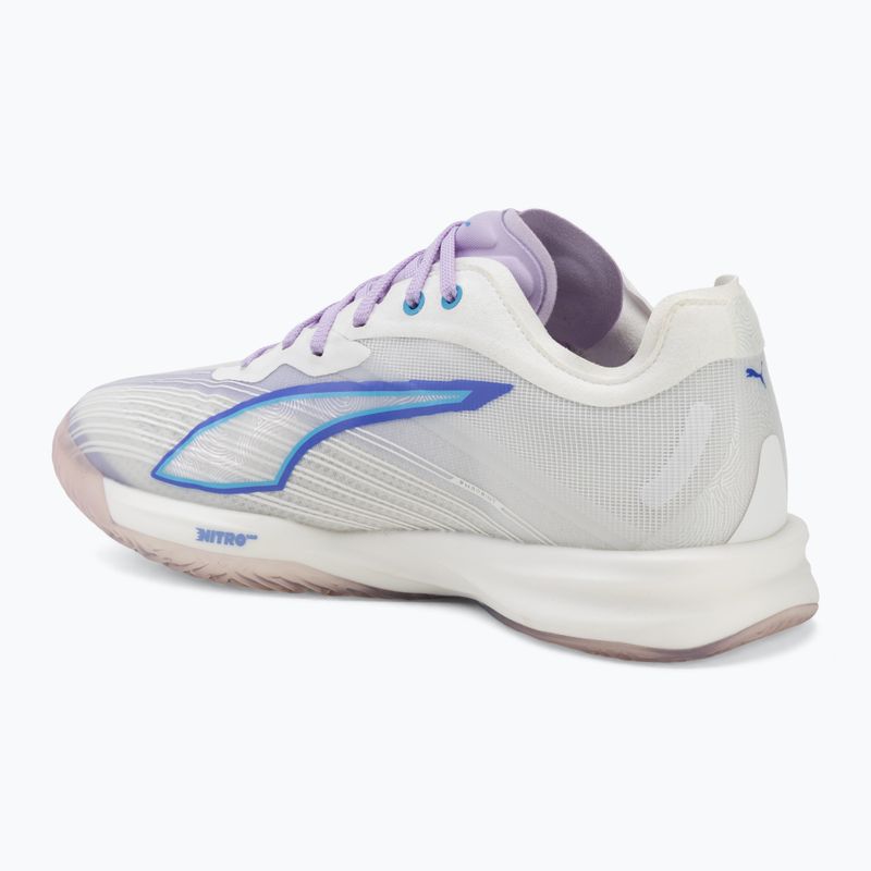 Handballschuhe PUMA Accelerate Nitro SQD 5 puma white/royal sapphire/light lavender 3