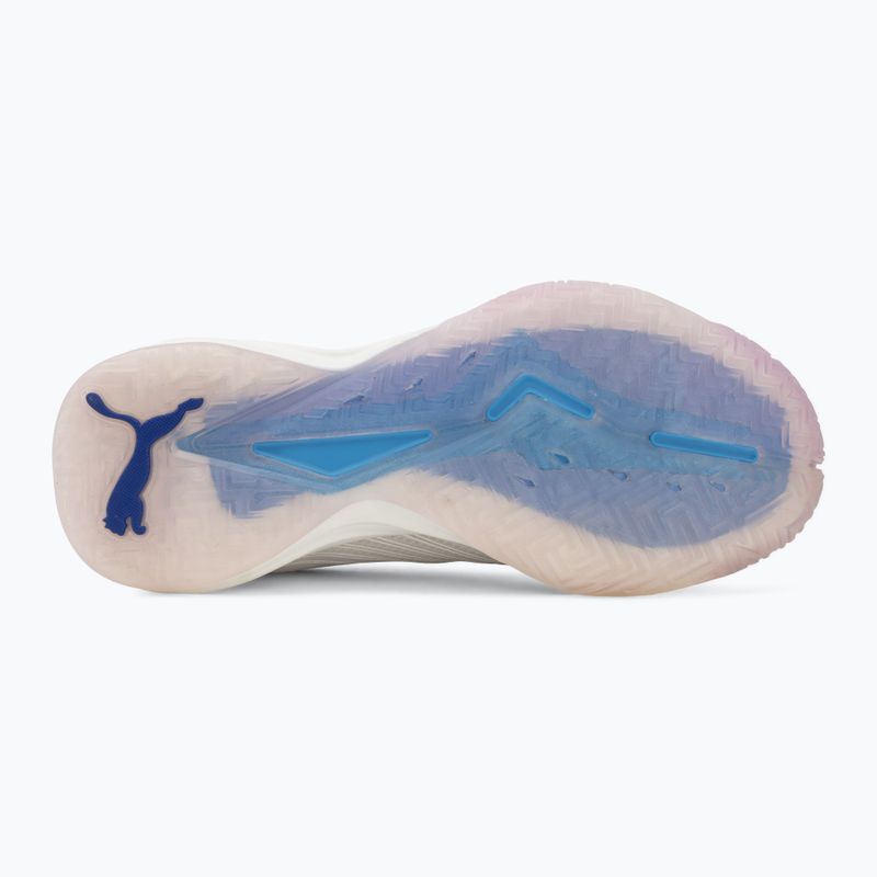 Handballschuhe PUMA Accelerate Nitro SQD 5 puma white/royal sapphire/light lavender 4