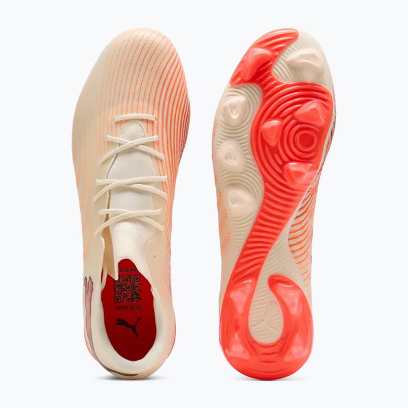 Fußballschuhe PUMA Future 9 Match Fusion FG/AG sugared almond/puma white/ultra red/puma black 3