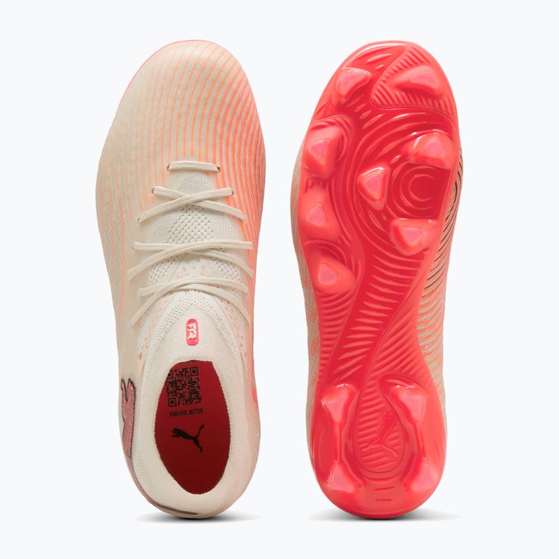Kinder-Fußballschuhe PUMA Future 9 Pro FG/AG Jr sugared almond/puma white/ultra red/puma black 4