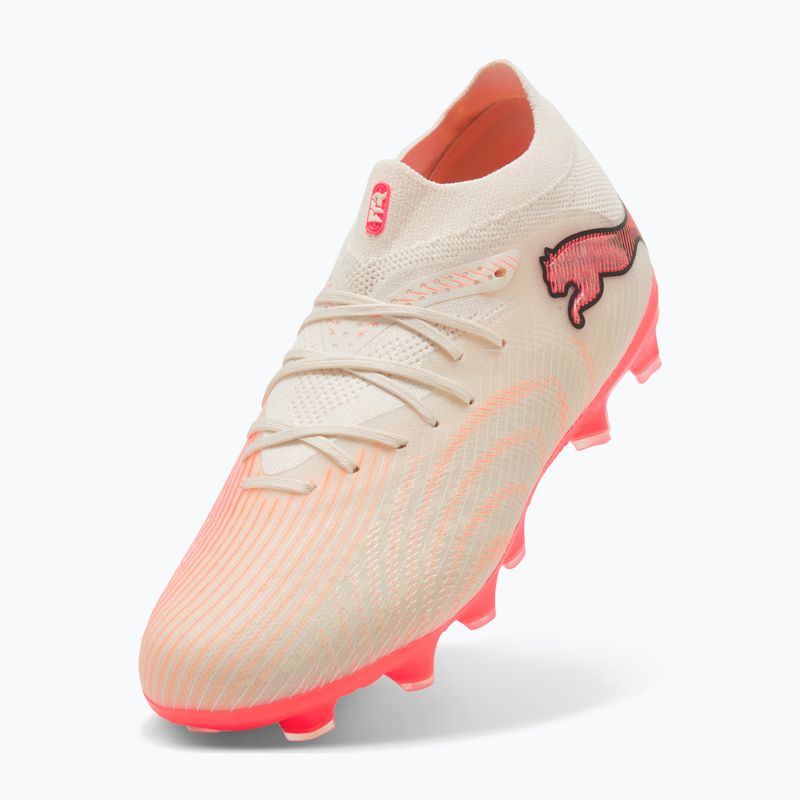 Kinder-Fußballschuhe PUMA Future 9 Pro FG/AG Jr sugared almond/puma white/ultra red/puma black 5