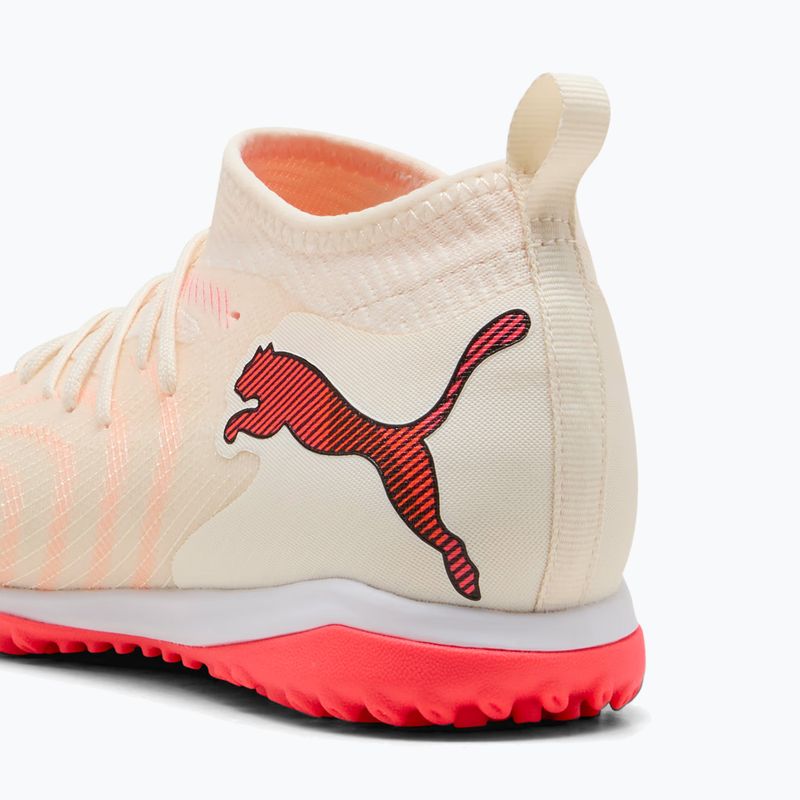 Kinder-Fußballschuhe PUMA Future 9 Match TT+ Mid Jr sugared almond/puma white/ultra red/puma black 6