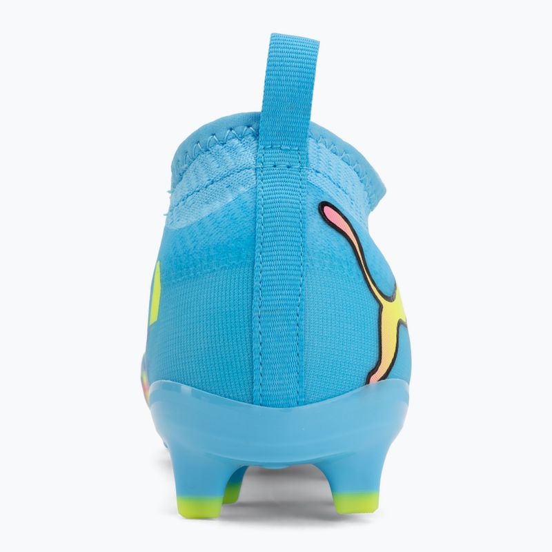 Kinder-Fußballschuhe PUMA Future 9 Match Advanced Level FG/AG Jr puma white/blue glimmer/pink glimmer/yellow alert 6