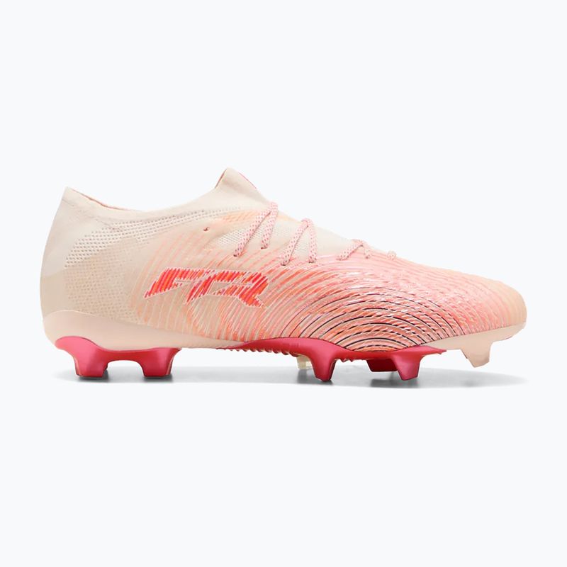 Fußballschuhe PUMA Future 9 Ultimate Low FG sugared almond/puma white/ultra red/puma black 2