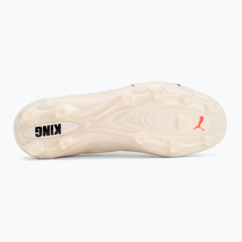 Fußballschuhe PUMA King 20 Ultimate FG/AG sugared almond/puma black/ultra red 4
