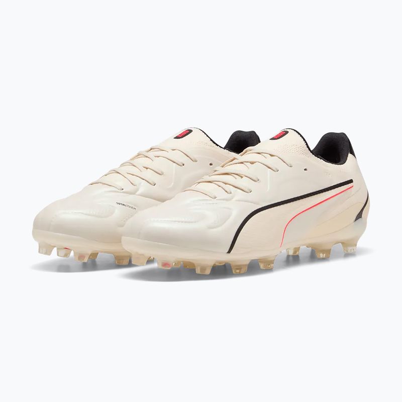 Fußballschuhe PUMA King 20 Pro FG/AG sugared almond/puma black/ultra red 3