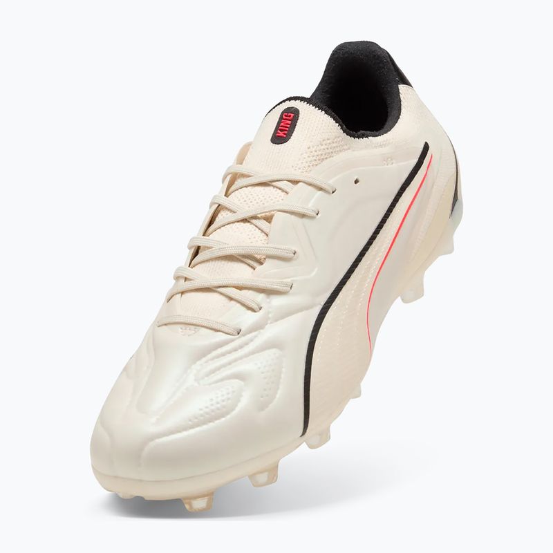 Fußballschuhe PUMA King 20 Pro FG/AG sugared almond/puma black/ultra red 4