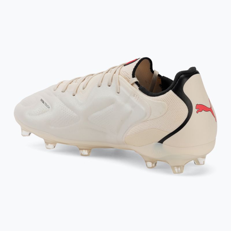 Fußballschuhe PUMA King 20 Pro FG/AG sugared almond/puma black/ultra red 3