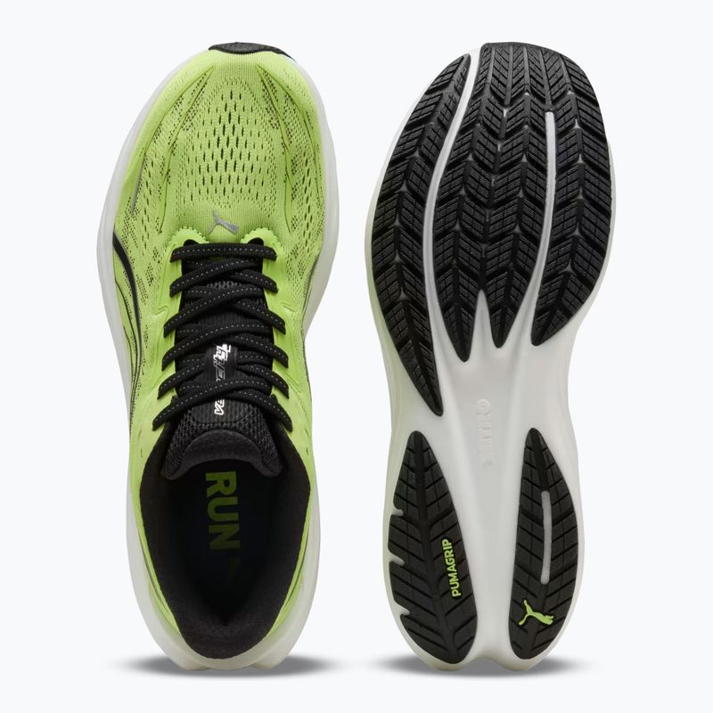 Herren-Laufschuhe Puma Velocity Nitro 5 sunny lime/moody gray 5