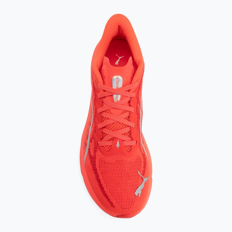 Herren-Laufschuhe PUMA Deviate Nitro 4 ultra red/puma silver 5