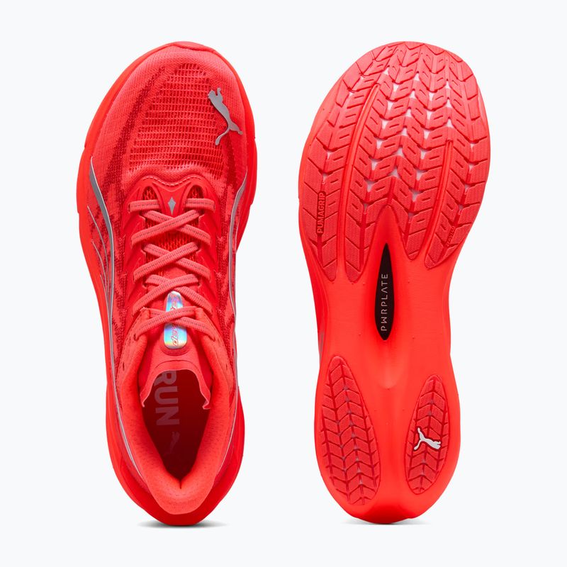 Herren-Laufschuhe PUMA Deviate Nitro 4 ultra red/puma silver 5