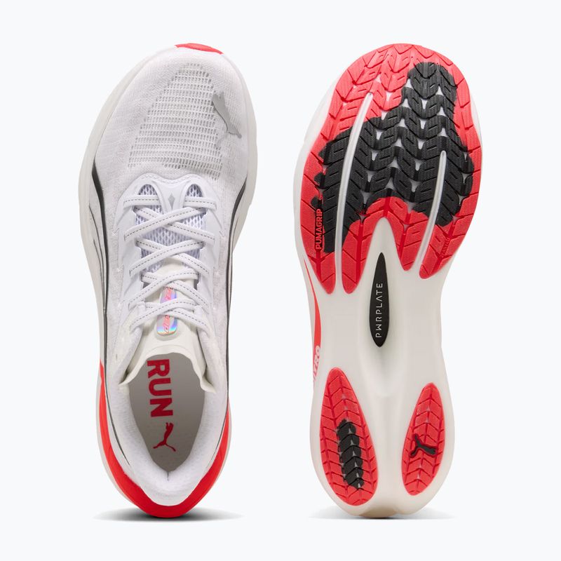Herren-Laufschuhe PUMA Deviate Nitro 4 puma white/ultra red 5