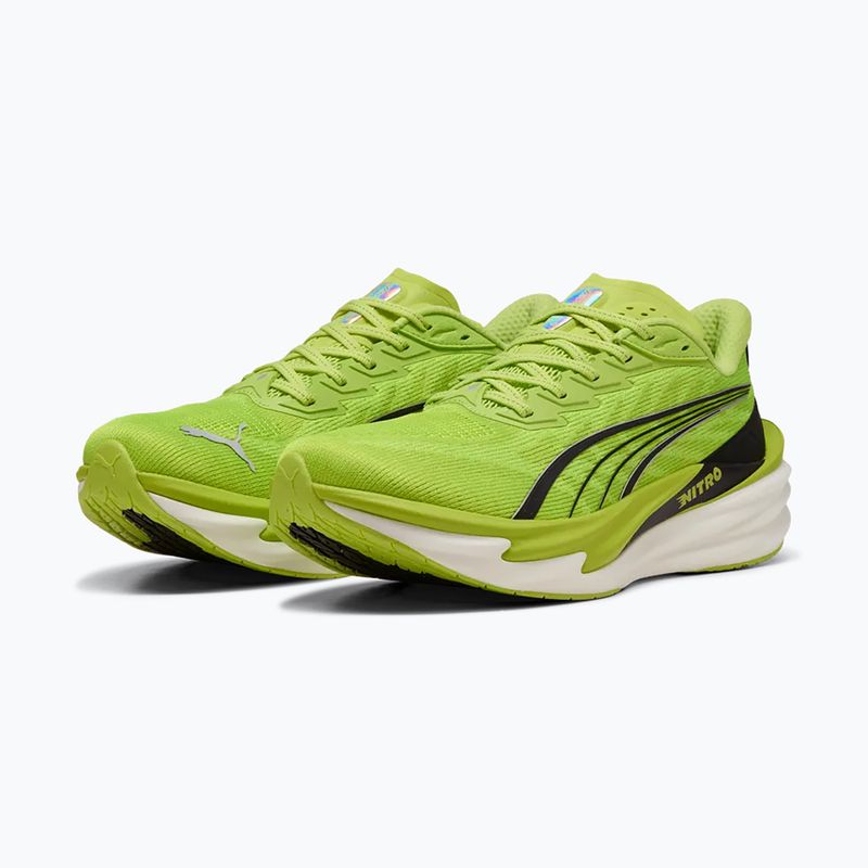 Herren-Laufschuhe PUMA Deviate Nitro 4 sunny lime/puma black 3