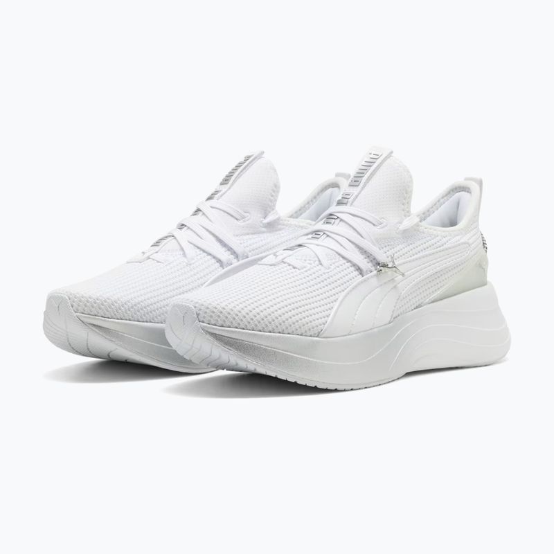 Damen-Schuhe PUMA Softride Sabrina Polished Chrome puma white/silver mist/puma silver 3
